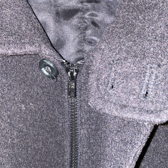 JF J.Ferrar Large Black Wool Coat - Picture 8 of 16